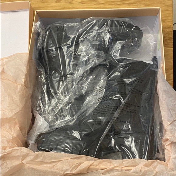 New in Box Loeffler Randall size 9 Trixie Black Zip Front Lug Boot - Picture 8 of 9